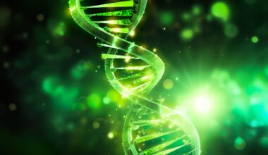 Glowing Green DNA Longevity