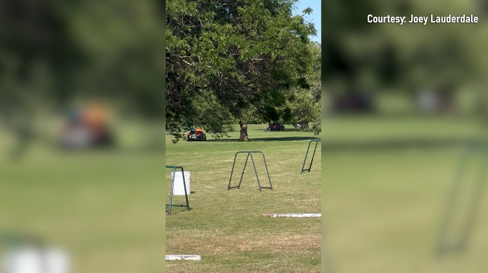 Sheriff's office chase through golf course in Greece caught on video