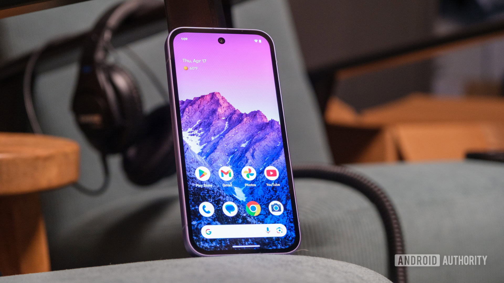 Google Pixel 9a home screen
