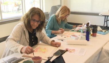 Summer Whimsy watercolor class offers creative outlet at Howard Park