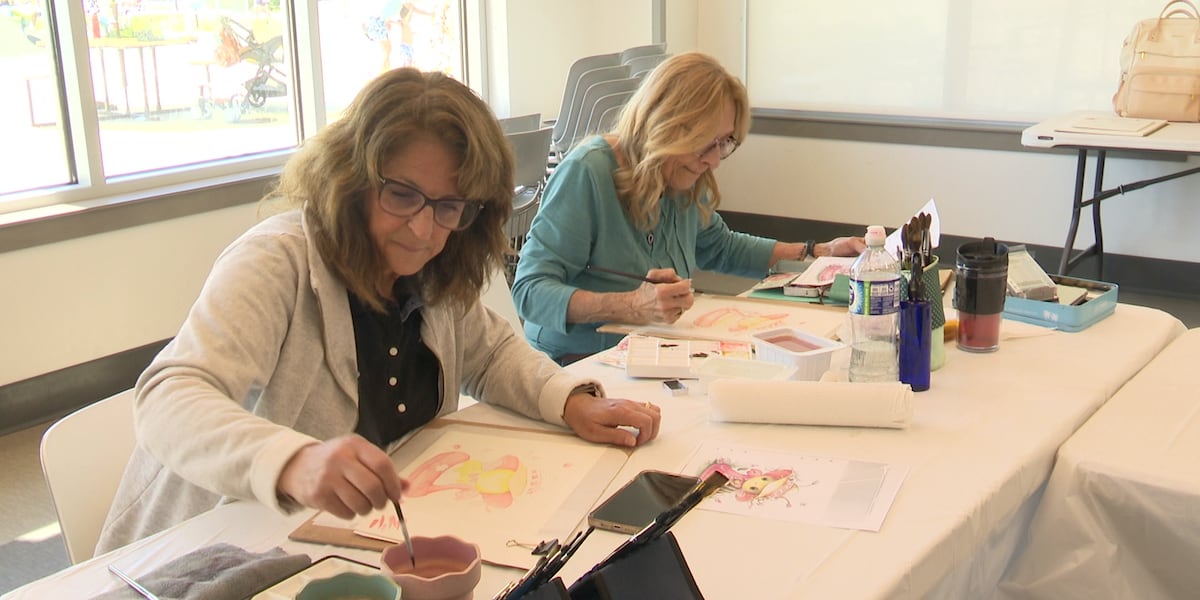 Summer Whimsy watercolor class offers creative outlet at Howard Park
