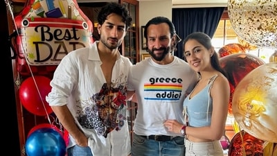 Saif Ali Khan with kids Sara Ali Khan and Ibrahim Ali Khan (Photo: Instagram)