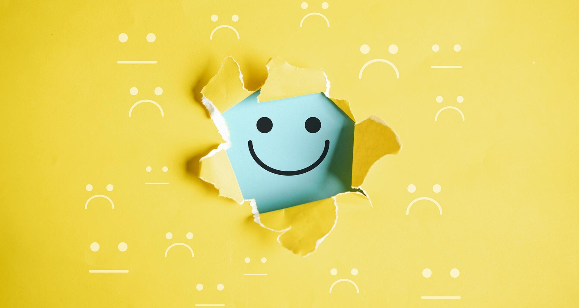 Happy Smile Face Depression Breakthrough Success