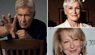 Honorary Oscars Contenders: Harrison Ford, Glenn Close, Bette Midler