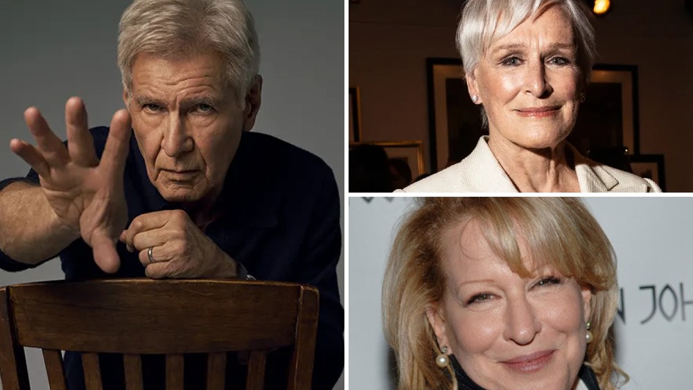 Honorary Oscars Contenders: Harrison Ford, Glenn Close, Bette Midler