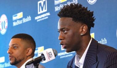 AJ Dybantsa impresses at Wizards introductory press conference – Deseret News