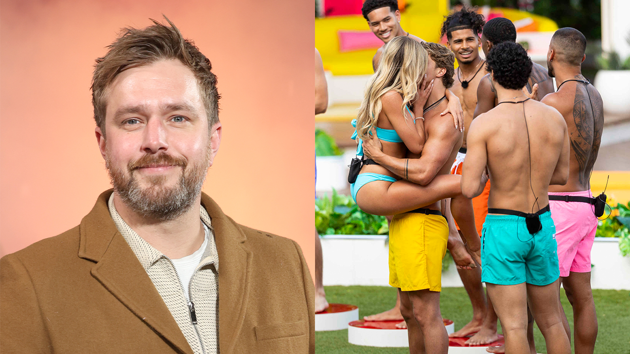 Iain Stirling and 'Love Island USA' season eight.