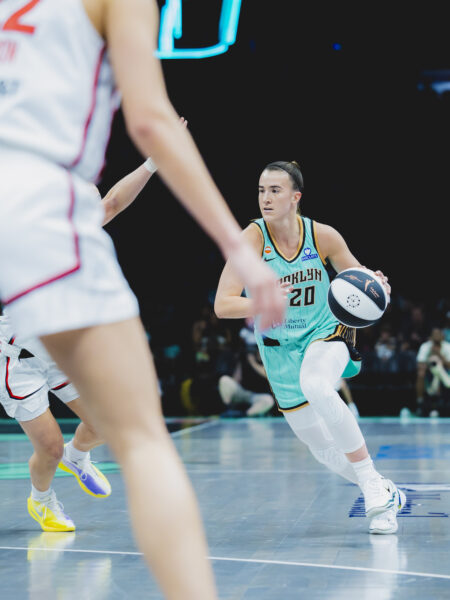 June 14th, 2026; New York Liberty defeat the Washington Mystics 86-64 at Barclays Center in Brooklyn, NY (Photos by. Brandon Todd/New York Liberty)