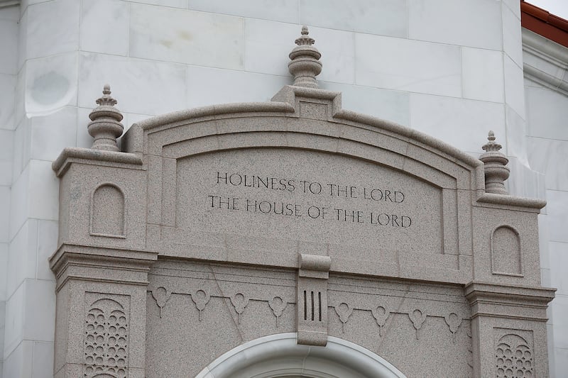 The Yorba Linda California Temple of The Church of Jesus Christ of Latter-day Saints in Yorba Linda, California, on the day it was dedicated by President D. Todd Christofferson, second counselor in the First Presidency, on Sunday, June 7, 2026.