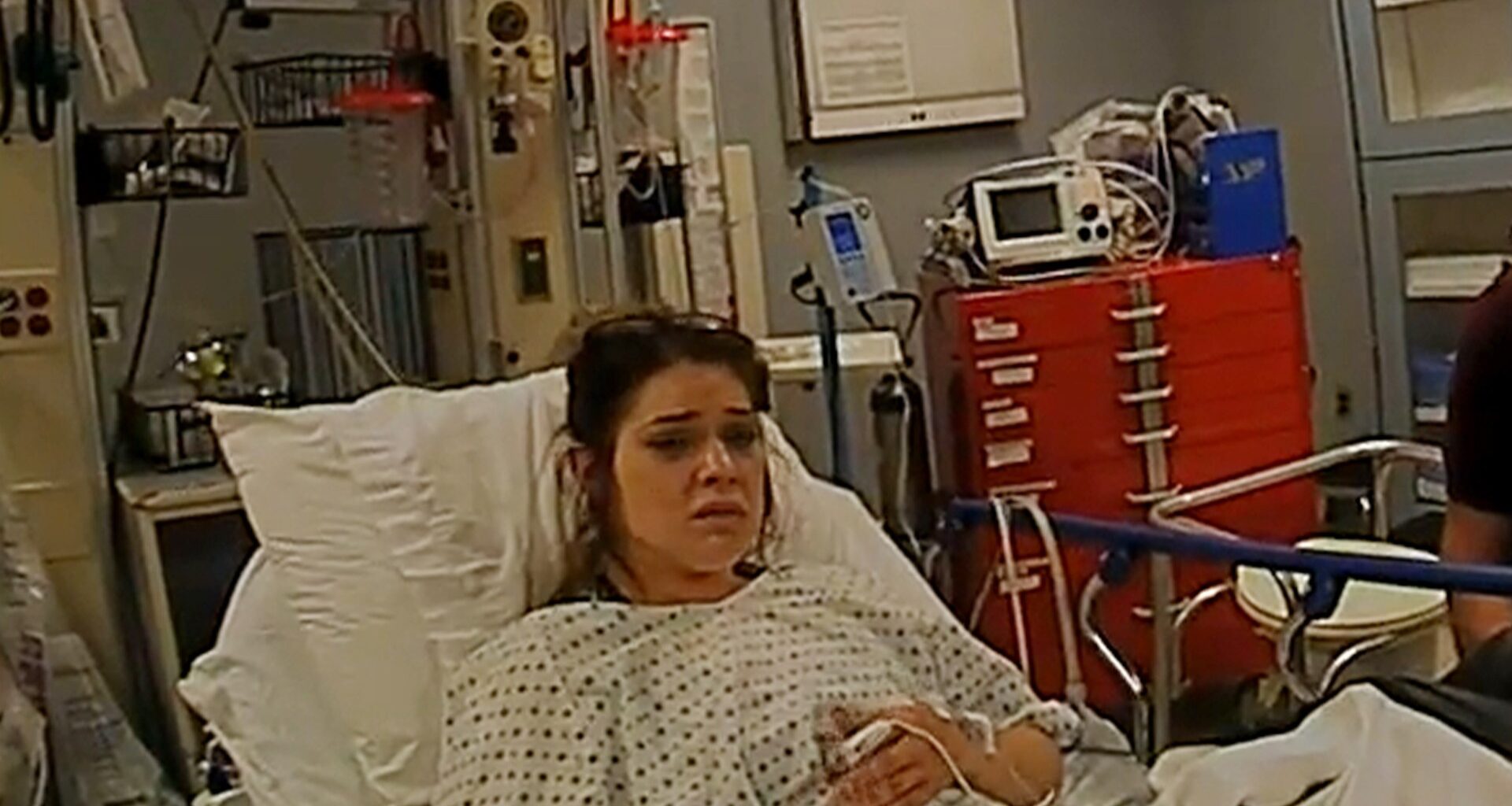 Morbid Maternal Instinct ghouls are called out for trying to visit hospital bed where bloodied Taylor Parker arrested