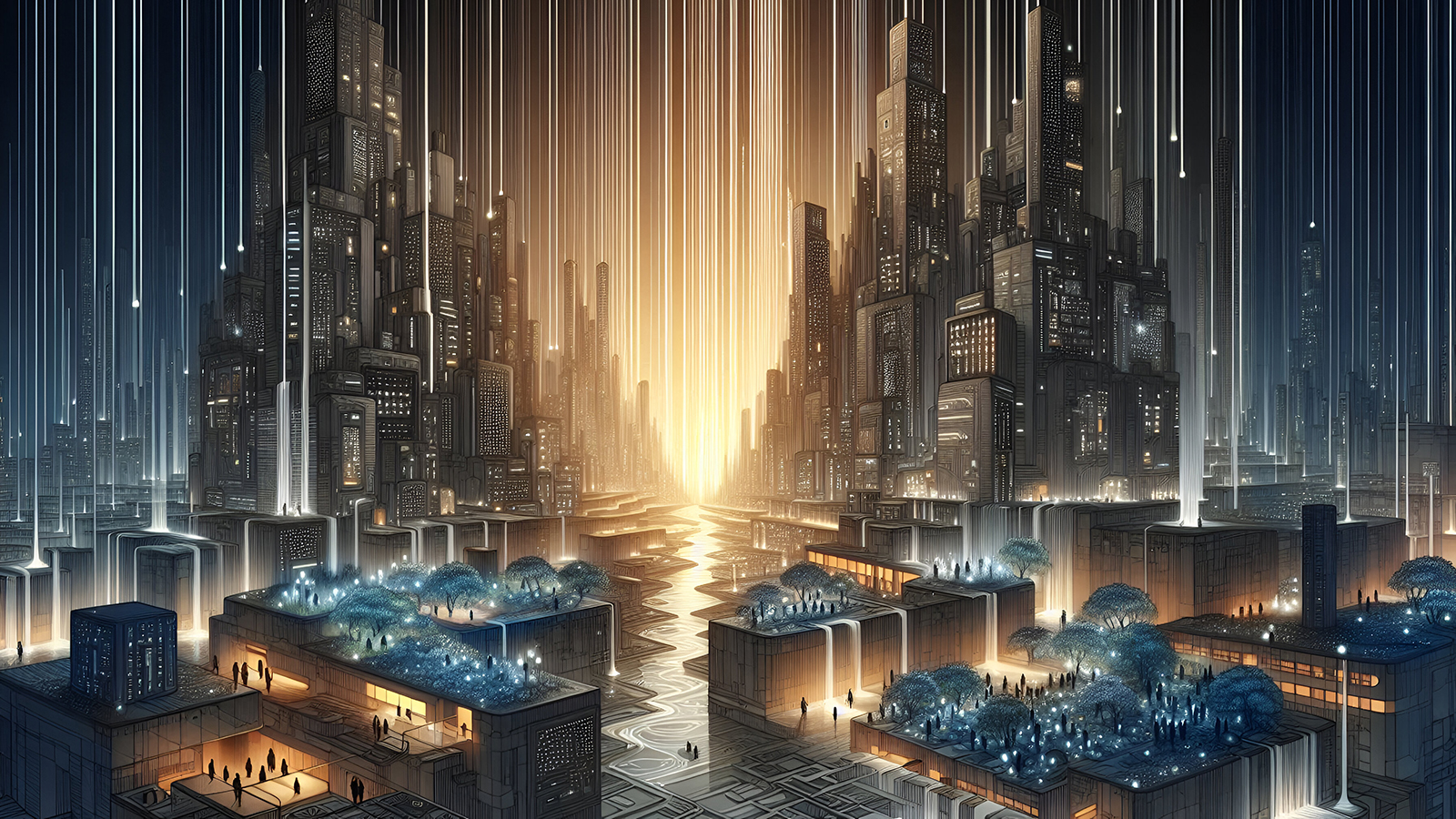 Images from an AI transmedia project