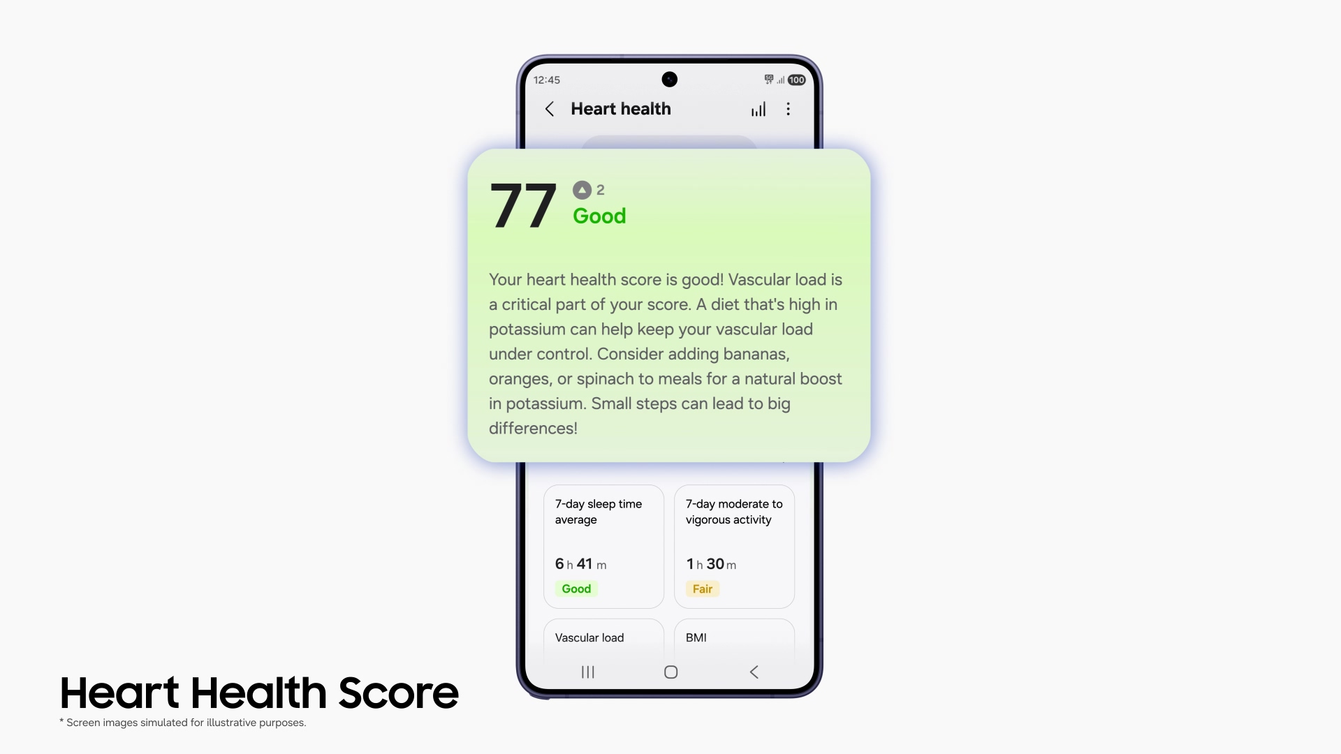 Samsung Health app is preparing a Heart Health Score, which aims to help users understand how activity, sleep, and stress can impact their heart.