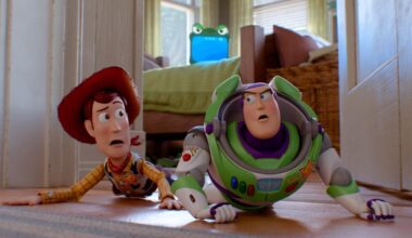 TOY STORY 5, Woody (voice: Tom Hanks), Buzz Lightyear (voice: Tim Allen), 2026. © Walt Disney Studios Motion Pictures / Courtesy Everett Collection