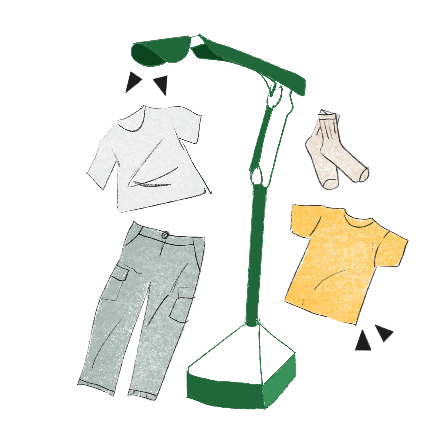 The lamp that folds your laundry