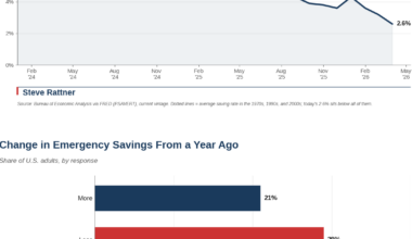 Delinquency rates on almost every type of major loan on the rise as Americans’ savings hit rock bottom - MS NOW