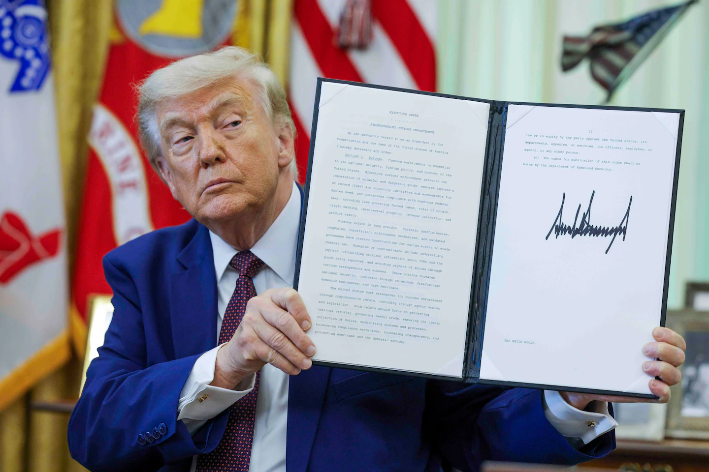Trump strips job protections from 8,000 senior federal workers