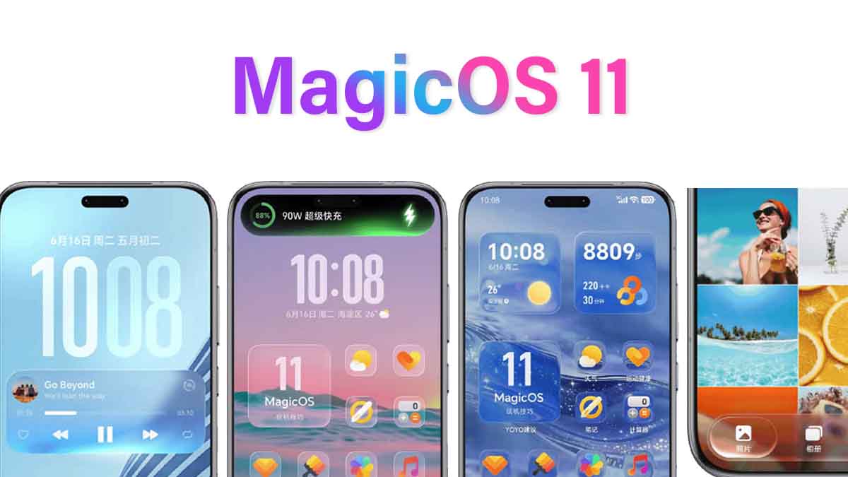 MagicOS 11 UI design