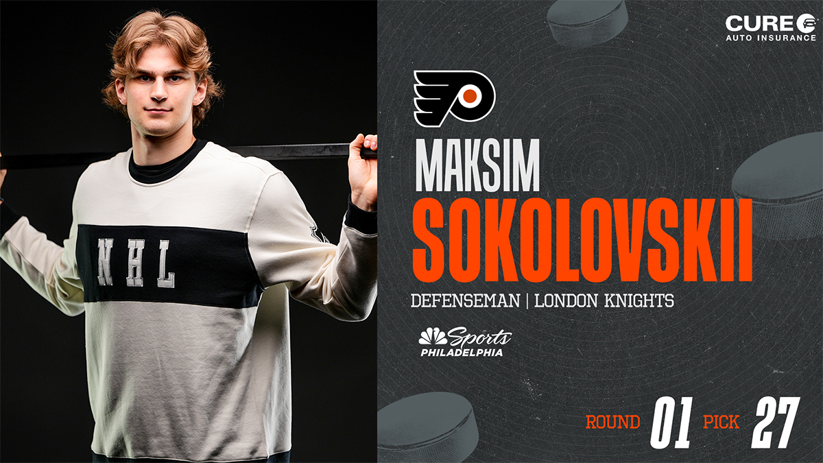 NHL draft 2026: Flyers trade back, take Maksim Sokolovskii at No. 27 overall – NBC Sports Philadelphia