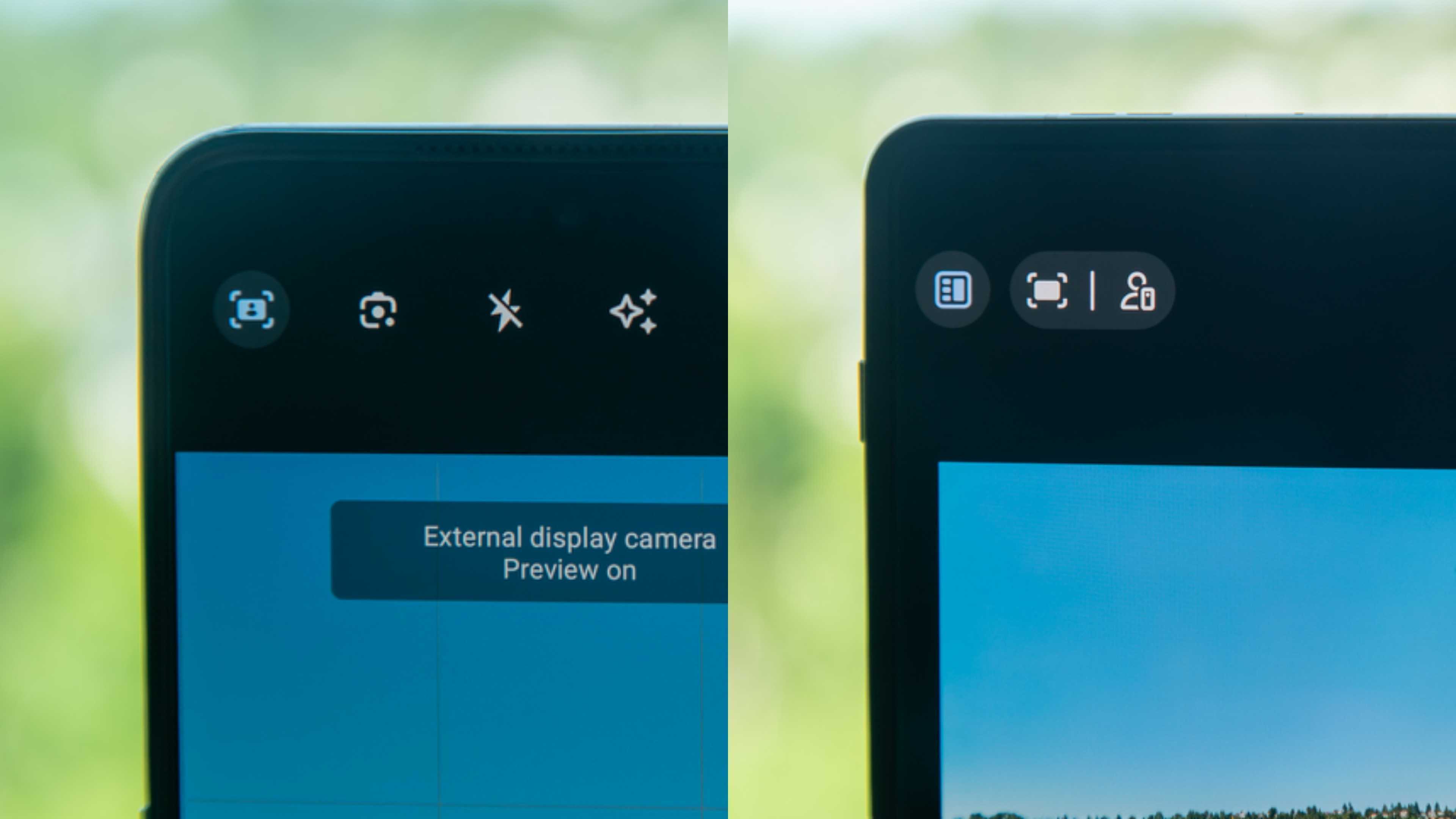 Motorola Razr 2026 and Razr Fold camera preview buttons