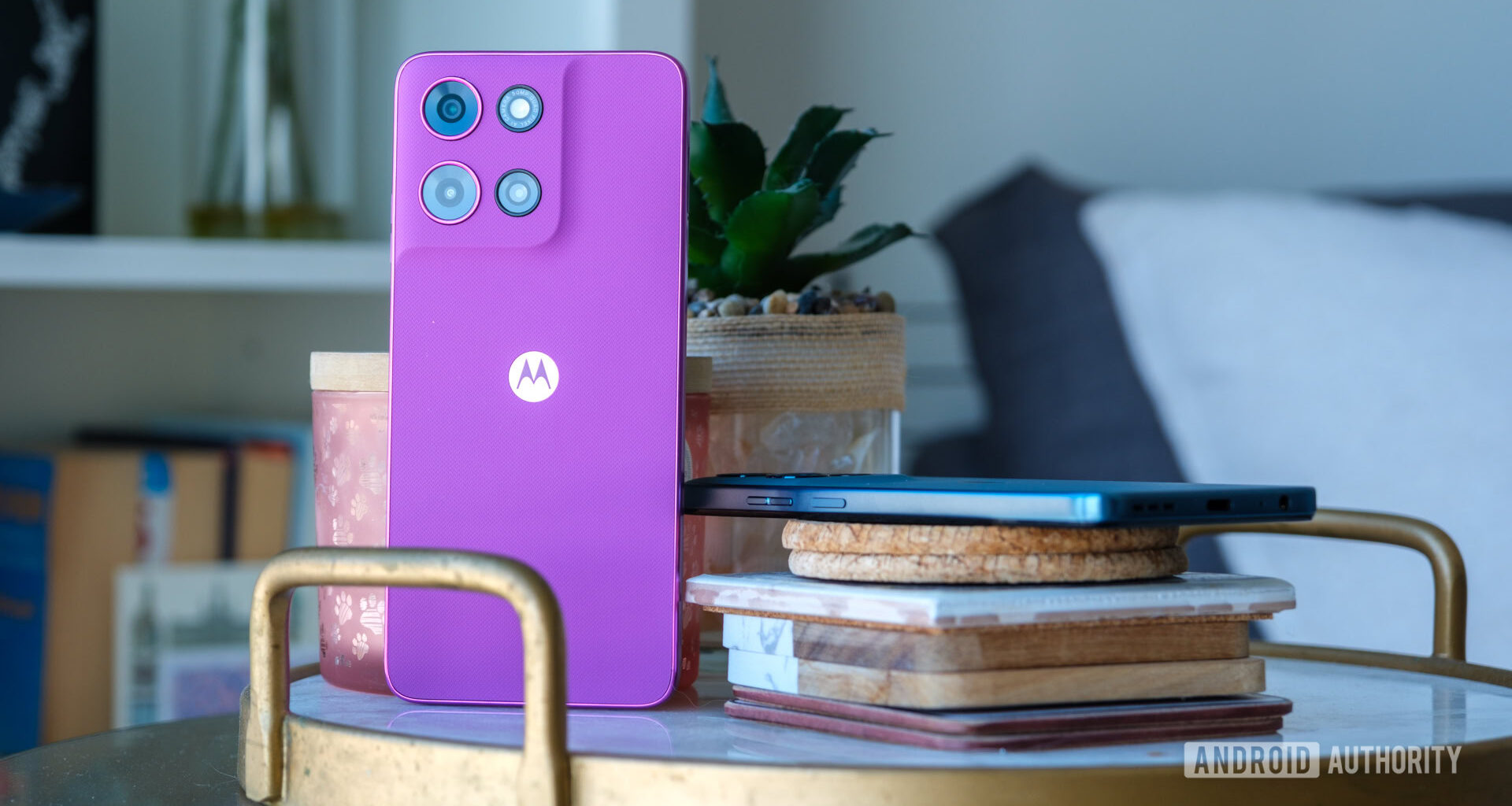 Moto G 2026 and Moto G Play 2026 standing and lying flat