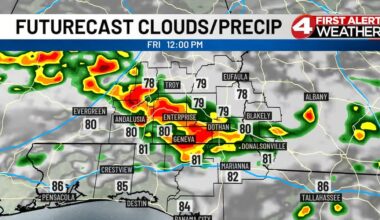 Heavy rain and gusty winds once again expected today