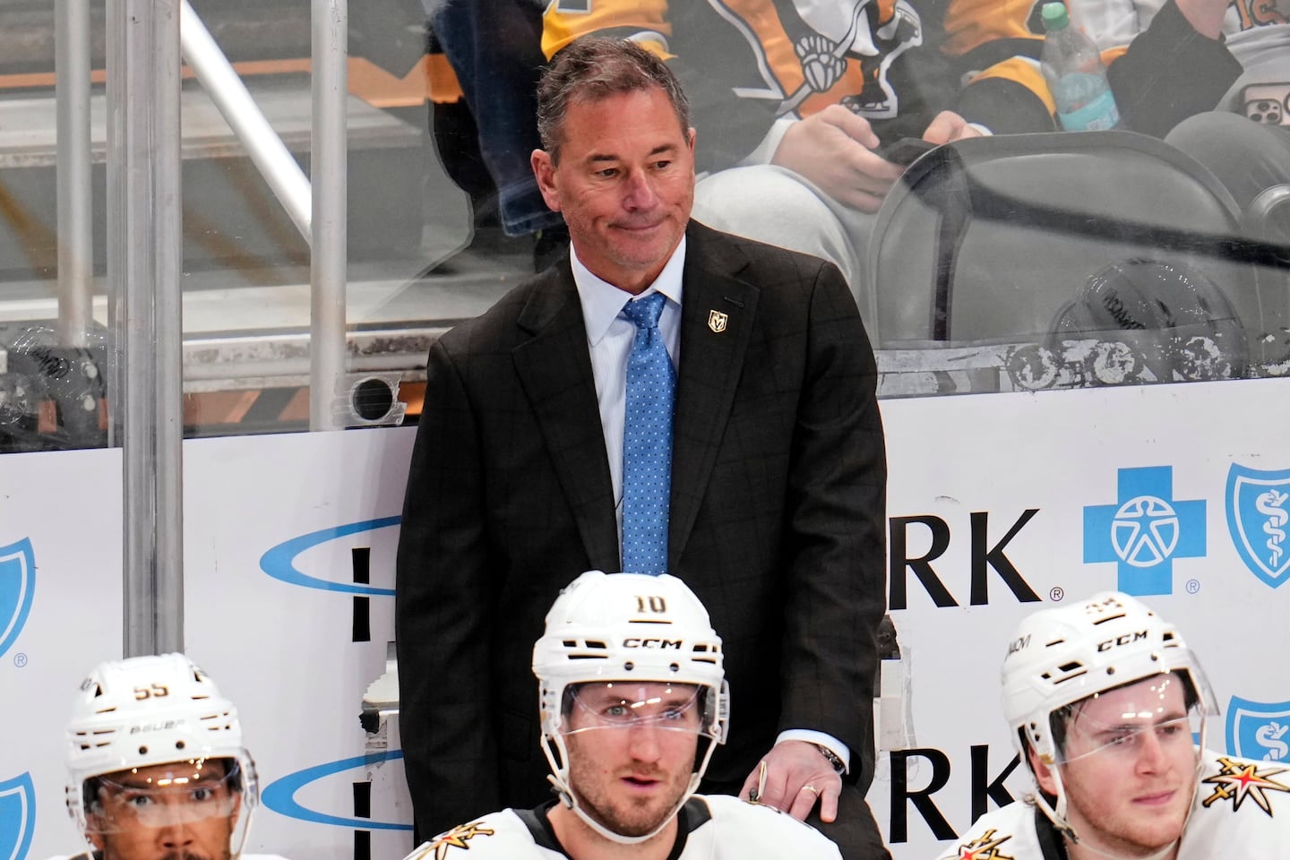Bruce Cassidy was fired by the Golden Knights eight games before the end of the regular season.