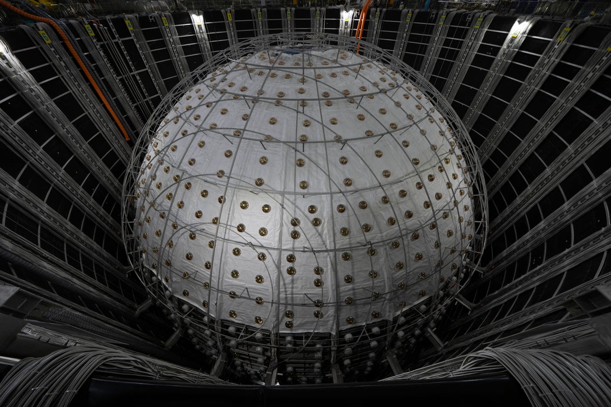 An underground detector in China unveils its first major findings about mysterious ghost particles