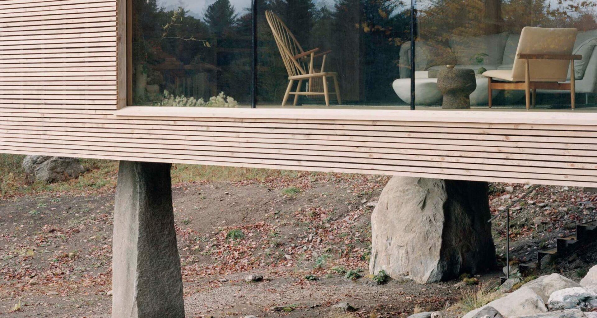 Of Possible balances The Findling residence on four boulders