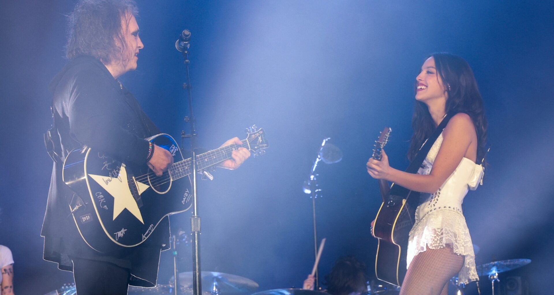 Listen to Olivia Rodrigo and The Cure's Robert Smith team up on gorgeous heartbreaker collab 'What's Wrong With Me'