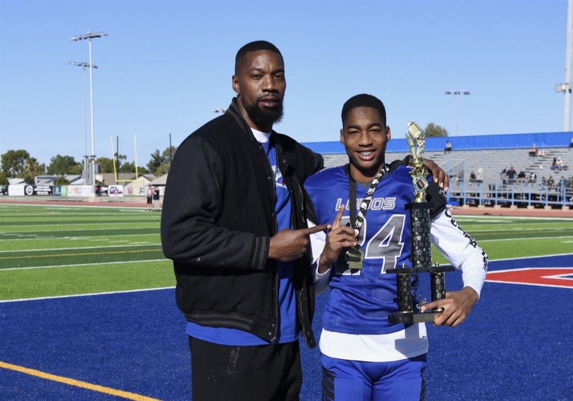 Pitt football is a family affair for Jonathan Baldwin and son Jaden — a standout WR like his dad