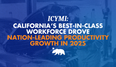 ICYMI: California’s best-in-class workforce drove nation-leading productivity growth in 2025