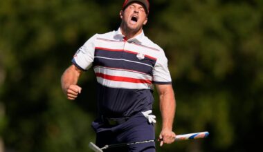 One of golf's biggest hitters, Bryson DeChambeau, shown here at the Ryder Cup, doesn't want the golf ball to fly any shorter.