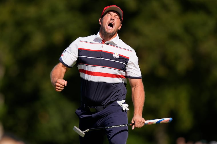 One of golf's biggest hitters, Bryson DeChambeau, shown here at the Ryder Cup, doesn't want the golf ball to fly any shorter.