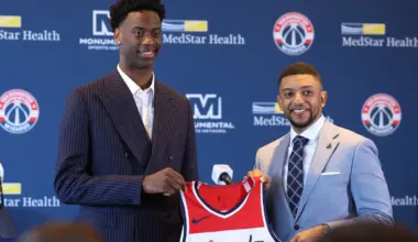 AJ Dybantsa talks expectations at first Wizards press conference