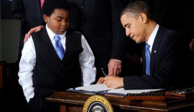 President Barack Obama signs the Affordable Care Act in the East Room of the White House in 2010. Since its inception, it was clear the ACA would need future adjustments, writes the Editorial Board. Unfortunately, Donald Trump has found it more beneficial politically to criticize rather than improve Obamacare.