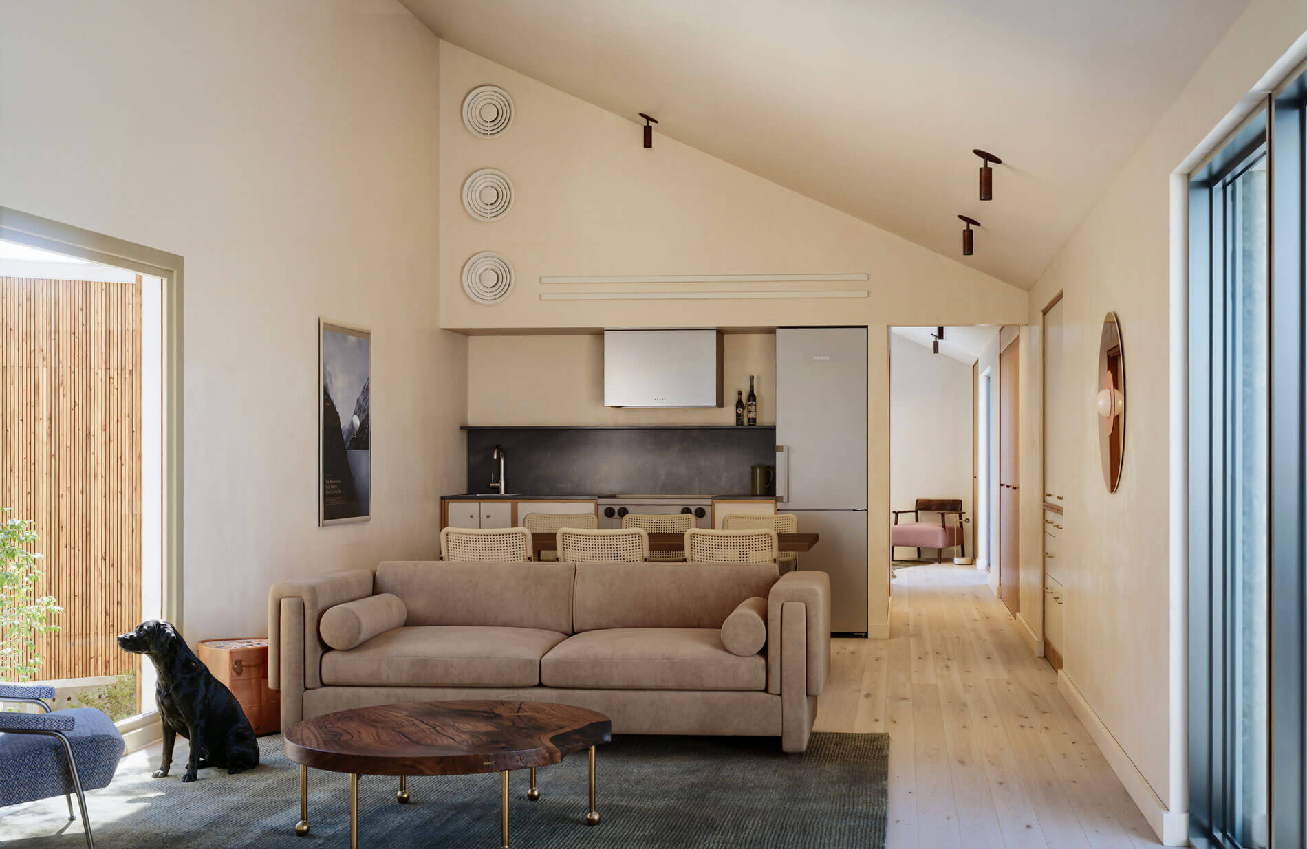 interior rendering of residency at RATHAUS