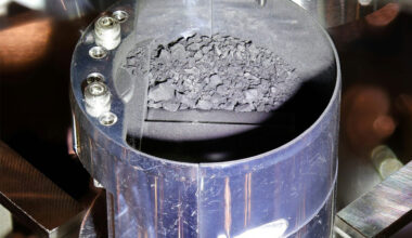 Ryugu Sample in Its Return Capsule