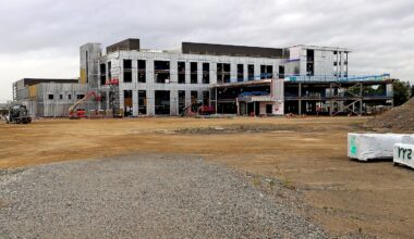 Norwood Hospital has been in a state of a partial rebuild for years, after its demolition following 2020 flooding.