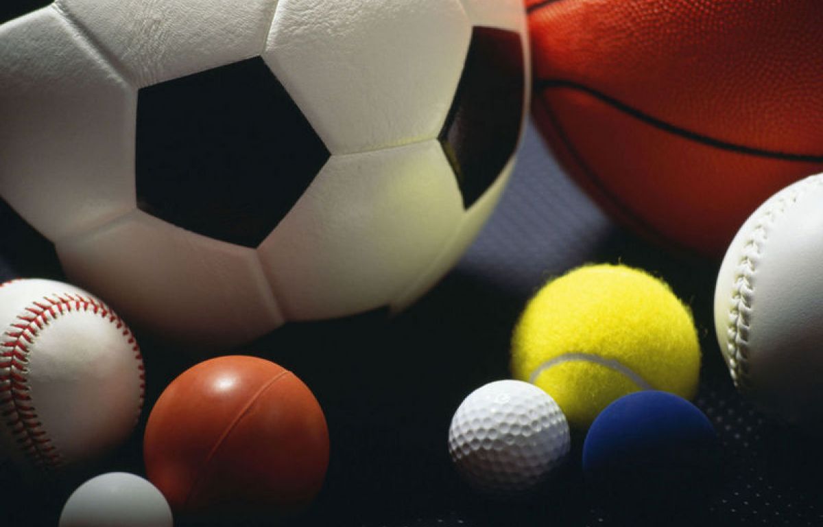 various balls from different sports