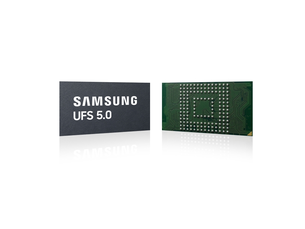 Samsung Electronics announced that, for the first time in the industry, it has developed the industry's fastest Universal Flash Storage (UFS) 5.0 solution.