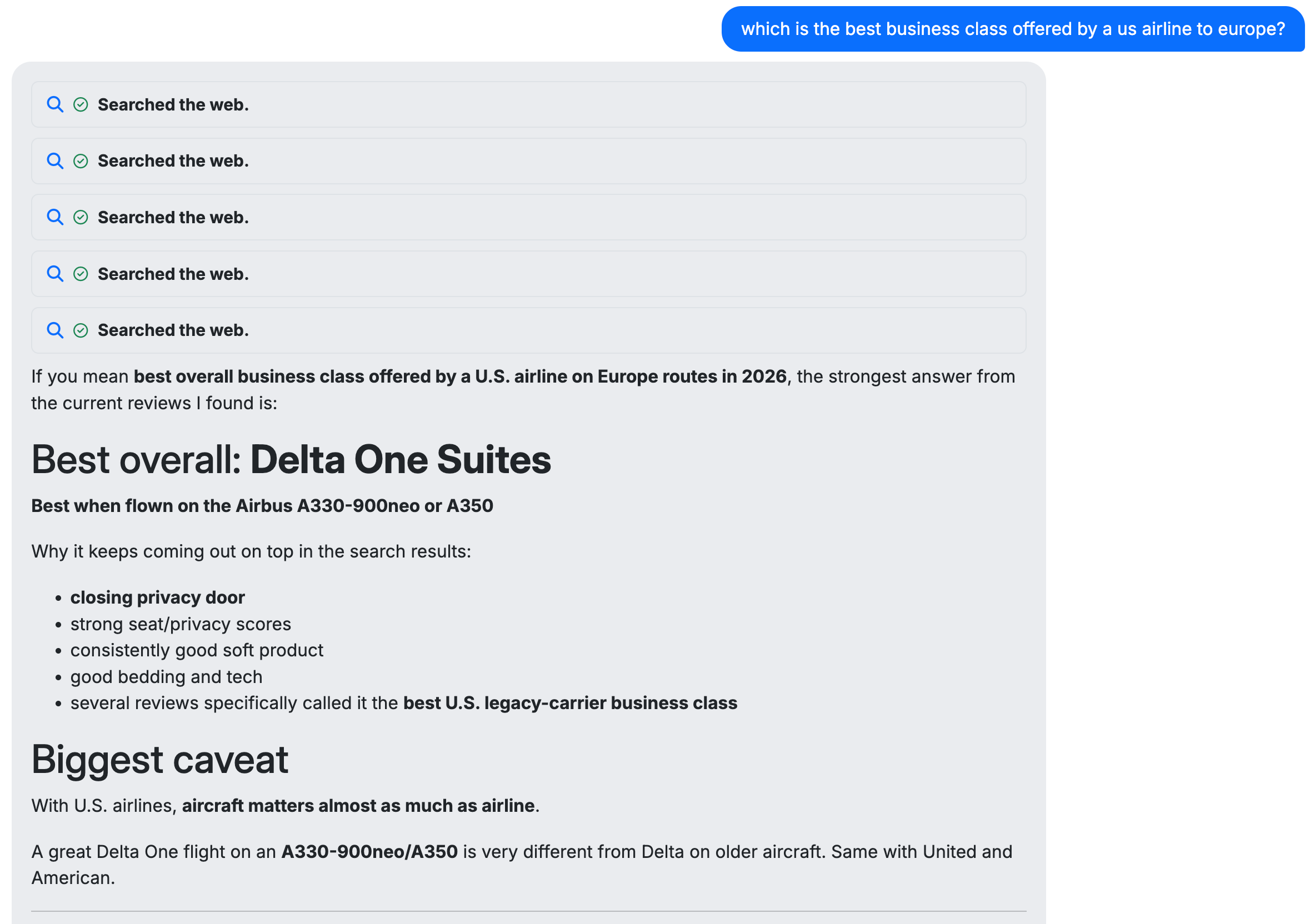 Seats.aero AI Tool screenshot