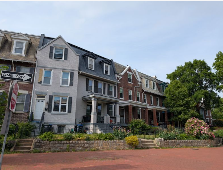 Rowhomes in D.C. with Porches
