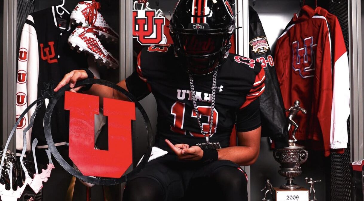 Jonah Lubno on his official visit to Utah, commits to program. Photo courtesy by Jonah Lubno...