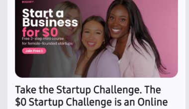 Call For Applications: BOLDIFI® $0 Startup Challenge 2026 – Free Mini