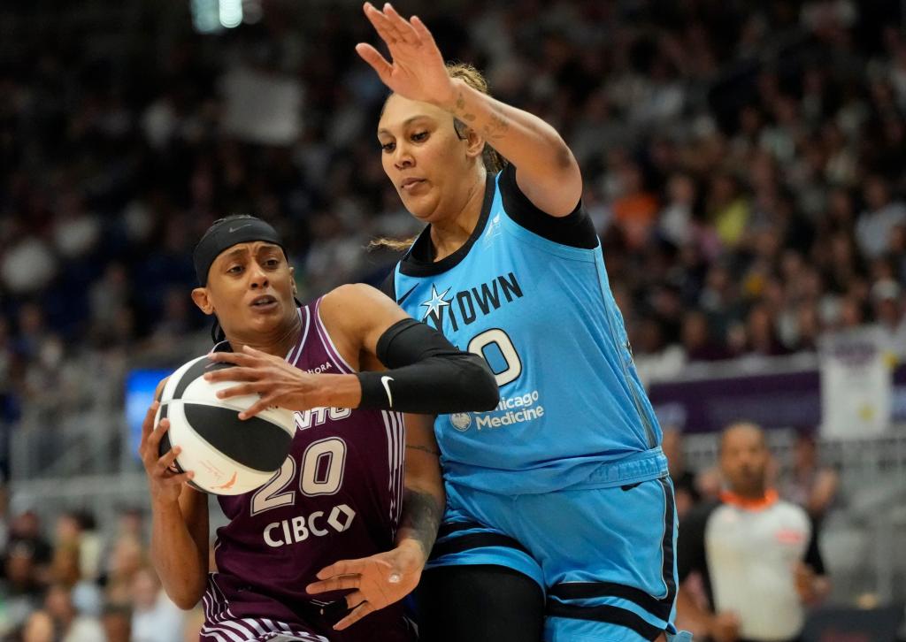 The Chicago Sky lose 85-68 to the Toronto Tempo