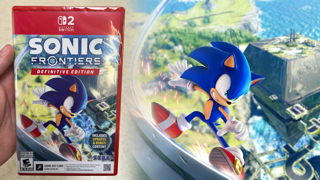 Sonic Frontiers: Definitive Edition apparently spotted at retail for Nintendo Switch 2