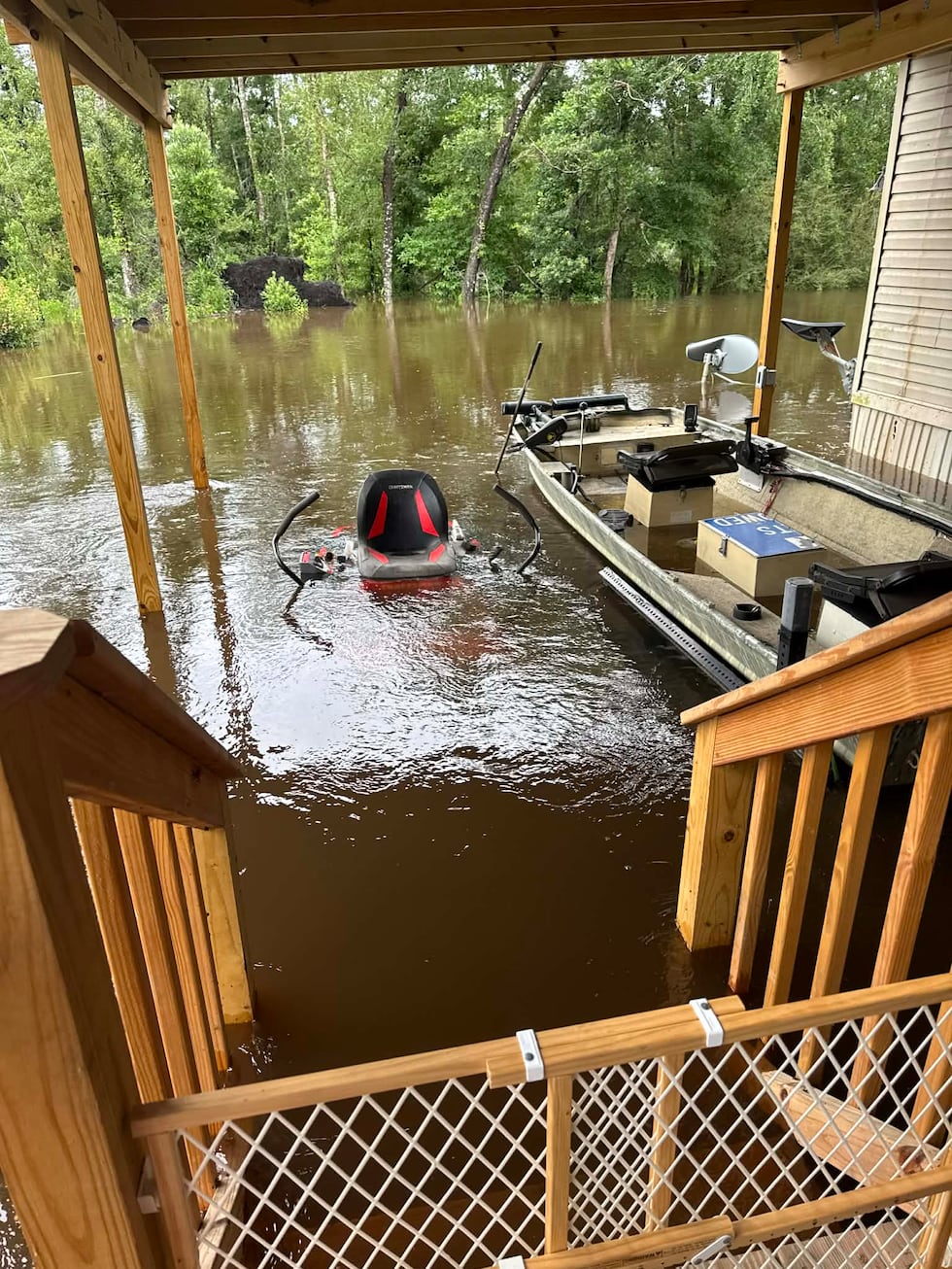 Couple with young child, baby on the way forced to leave home after heavy rainfall