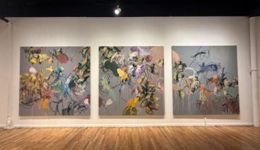 Enjoy the visceral pleasures of abstractionist Angel Ricardo Ricardo Rios' work