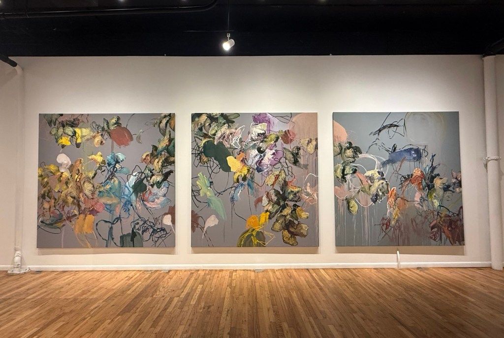 Enjoy the visceral pleasures of abstractionist Angel Ricardo Ricardo Rios' work