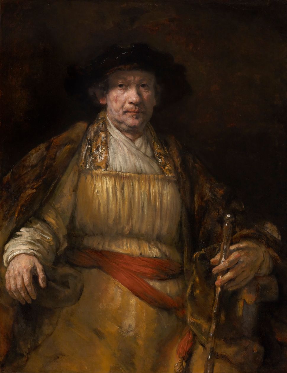 A portrait of a man in old fashioned Dutch clothing